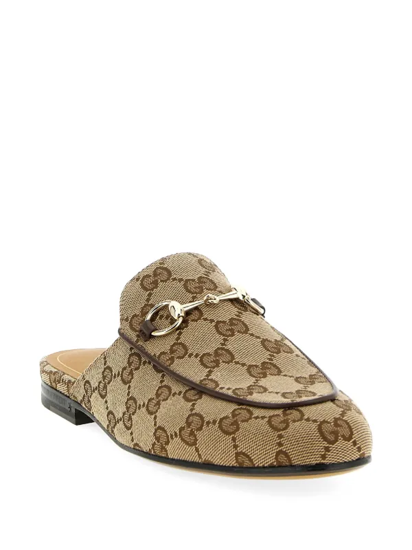Gucci プリンスタウン ホースビット ミュール | ニュートラル