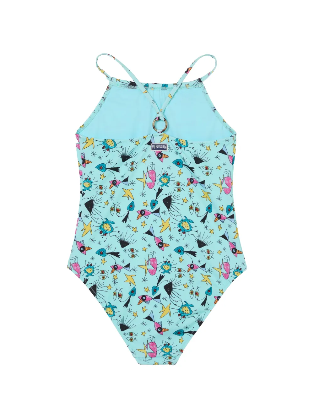 Vilebrequin Kids Aquatic Carnaval badpak Blauw