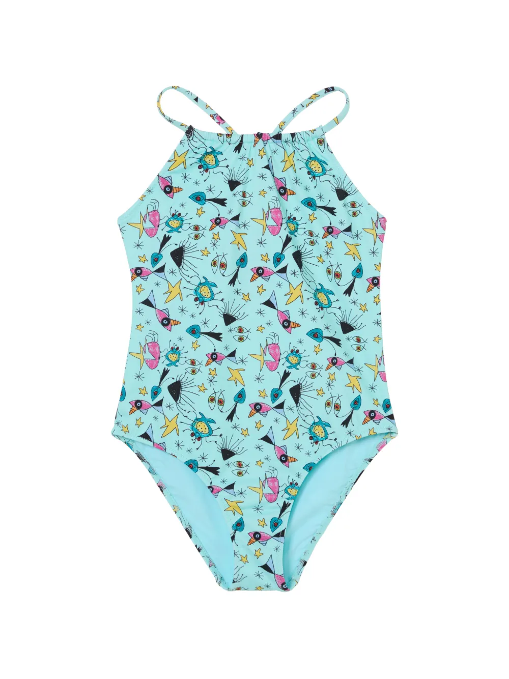 Vilebrequin Kids Aquatic Carnival swimsuit - Blu