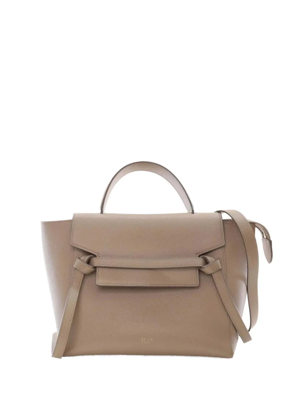 Celine Pre-Owned Borsa a tracolla Nano in pelle di vitello pieno fiore 2018 - Toni neutri