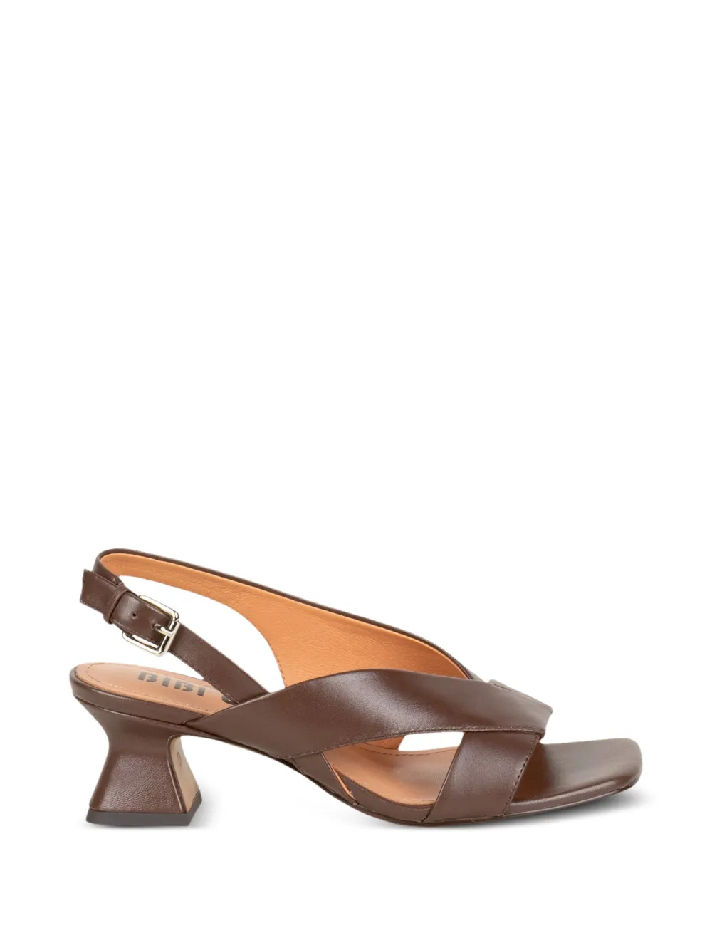 Bibi Lou Zia crossover-strap slingback sandals Bruin