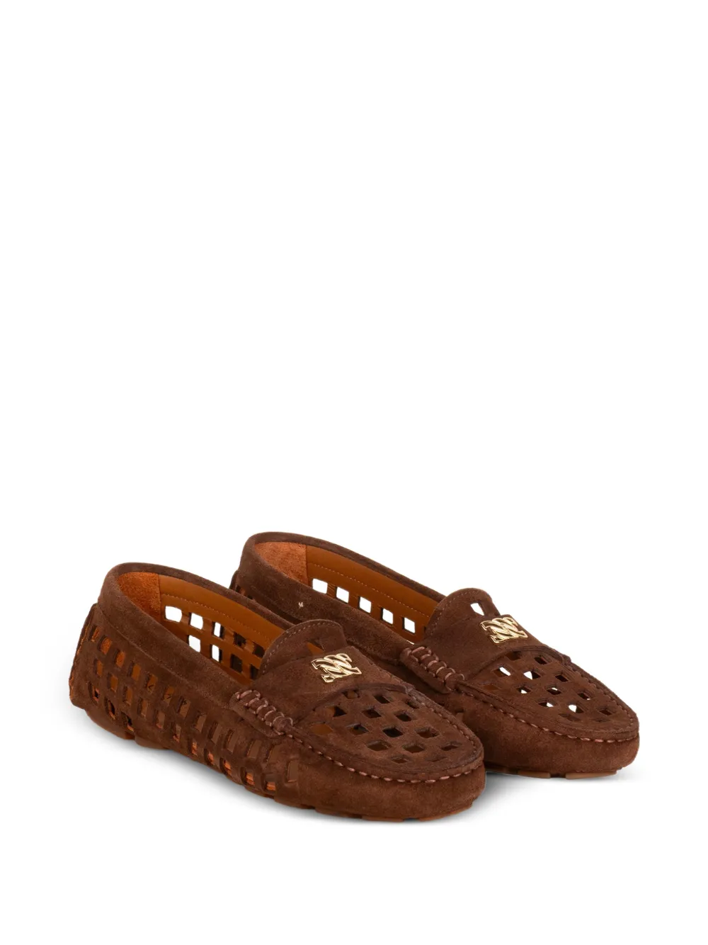 Casadei perforated loafers Bruin