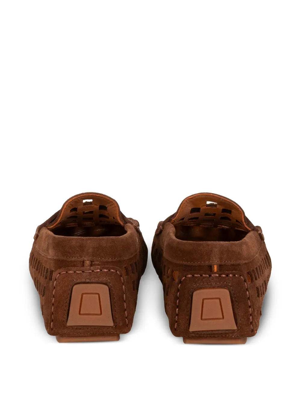 Casadei perforated loafers Bruin