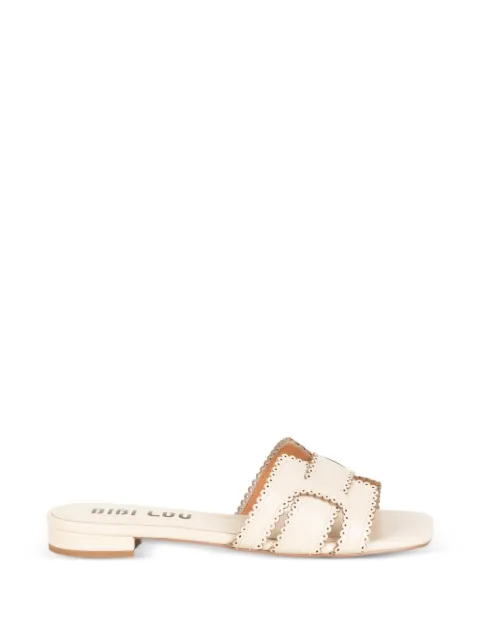 Bibi Lou Holly scalloped cut-out flat sandals