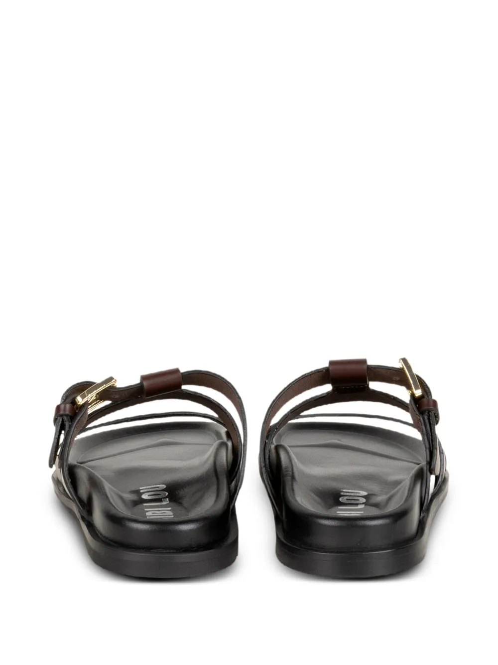 Bibi Lou Lisy sandalen met gespsluiting en bandjes Bruin