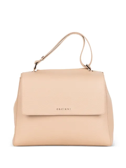 Orciani Sveva pebbled-texture tote bag