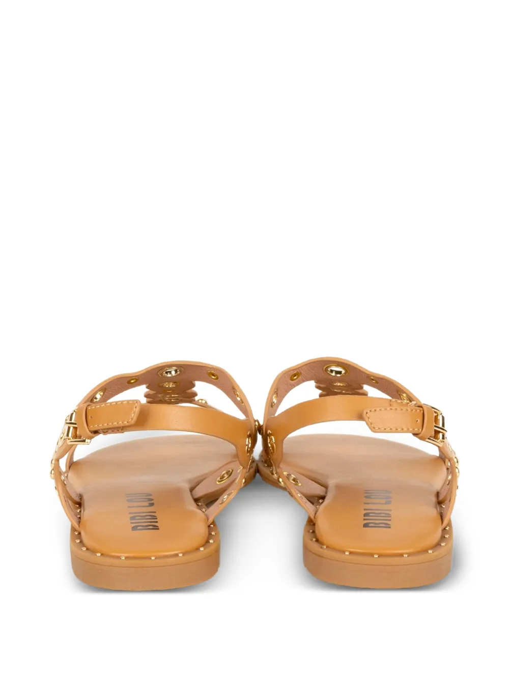 Bibi Lou Canna eyelet-embellished studded sandals Bruin