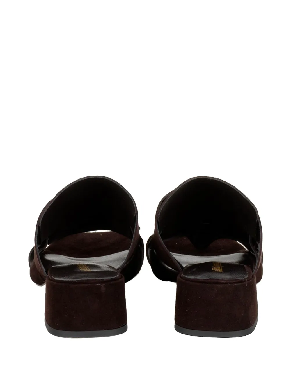 Luca Grossi fringed suede sandals Bruin