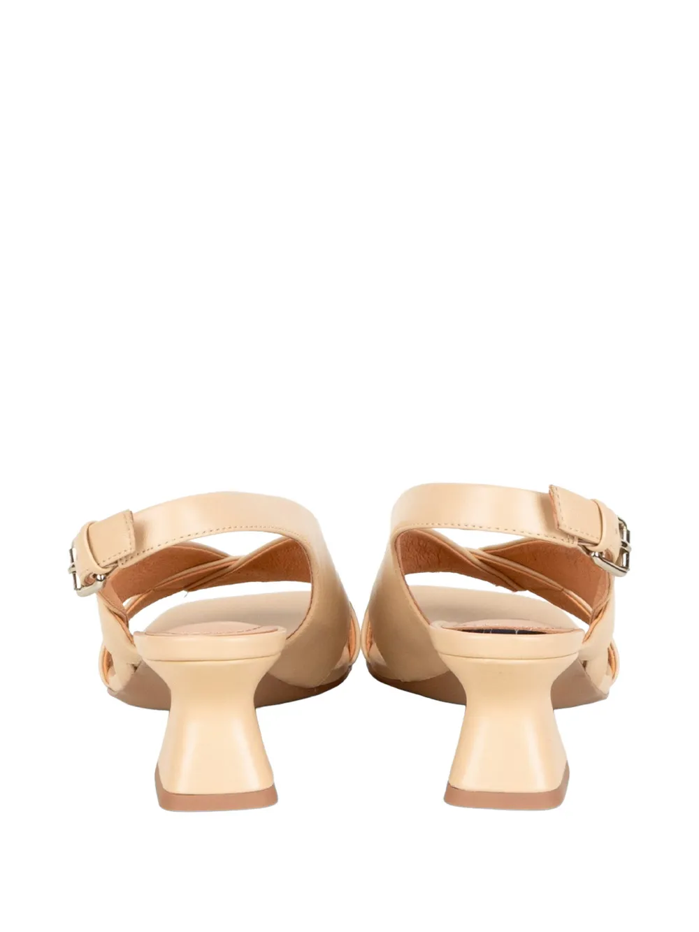 Bibi Lou crossover-strap slingback sandals Beige