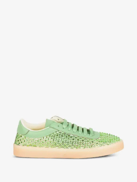 BACK 70 Smart Strass embellished leather sneakers