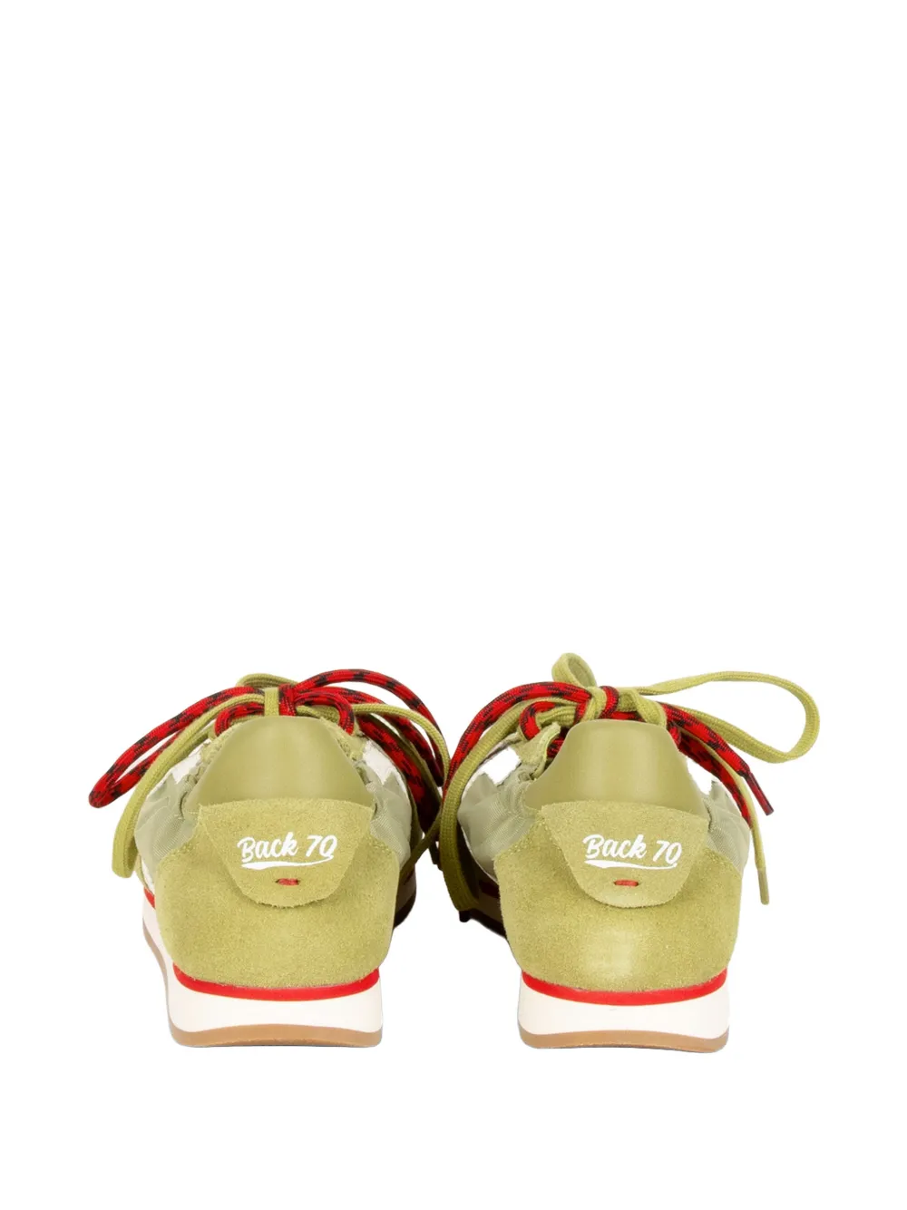 BACK 70 Rocket sneakers met vlakken en logopatch Groen