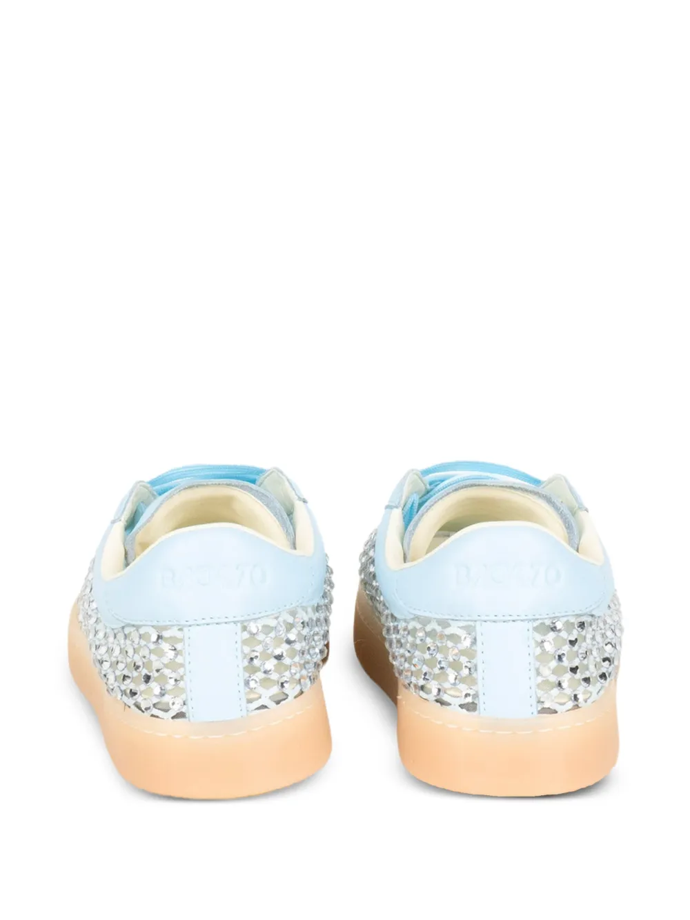 BACK 70 Smart Strass Sky mesh sneakers verfraaid met kristallen Blauw