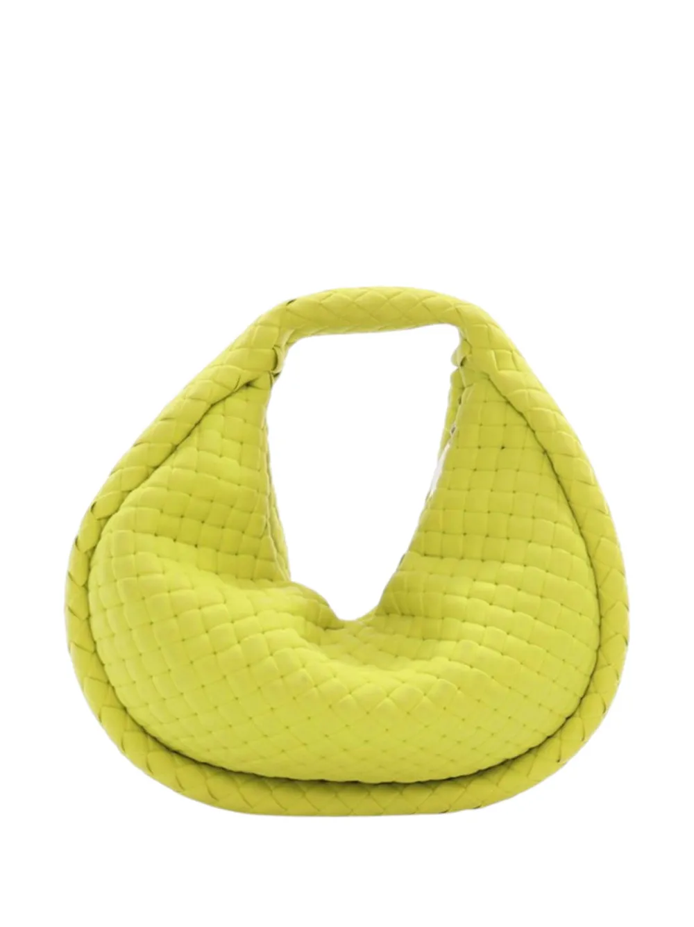Bottega Veneta Pre-Owned 2012-2026 Mini Rubber Padded Intreccio Jodie hobo bag - Verde