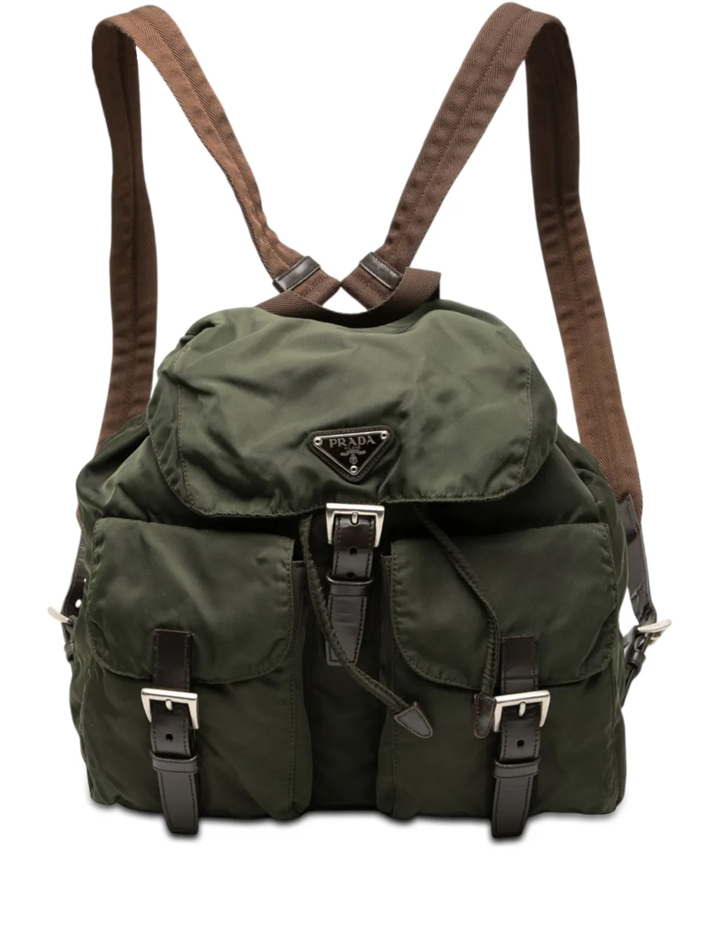 Prada Pre-Owned 2000-2013 Tessuto Rucksack - Braun