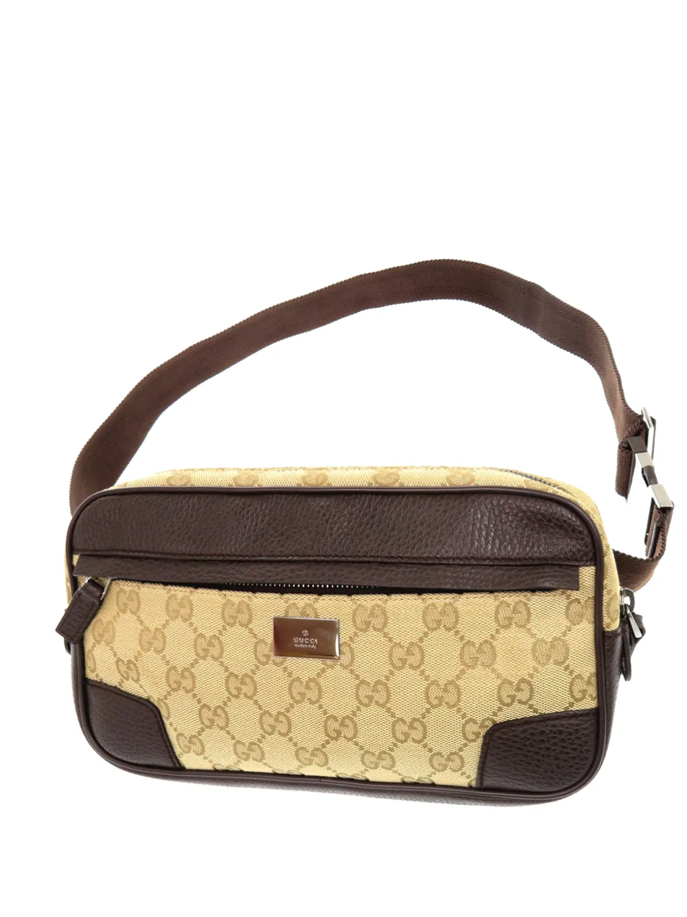 Gucci Pre-Owned 2000-2015 GG Canvas crossbody bag - Toni neutri