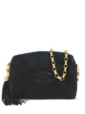 CHANEL Pre-Owned 1992 Vステッチ マトラッセ ミニバッグ | ブルー