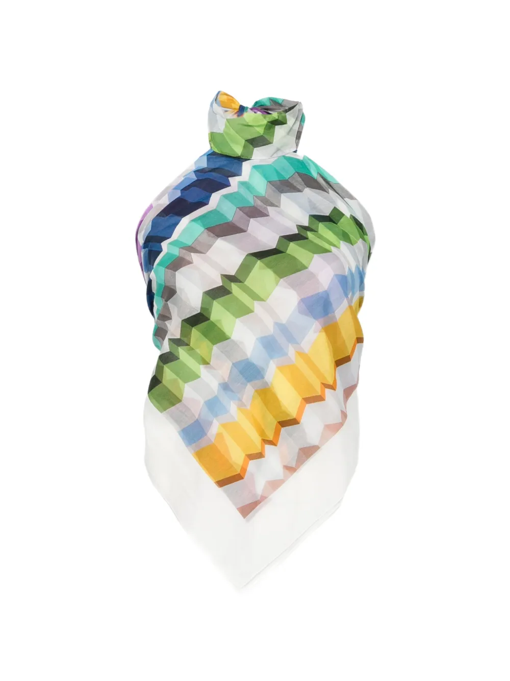 Missoni zigzag-print halterneck top - Bianco