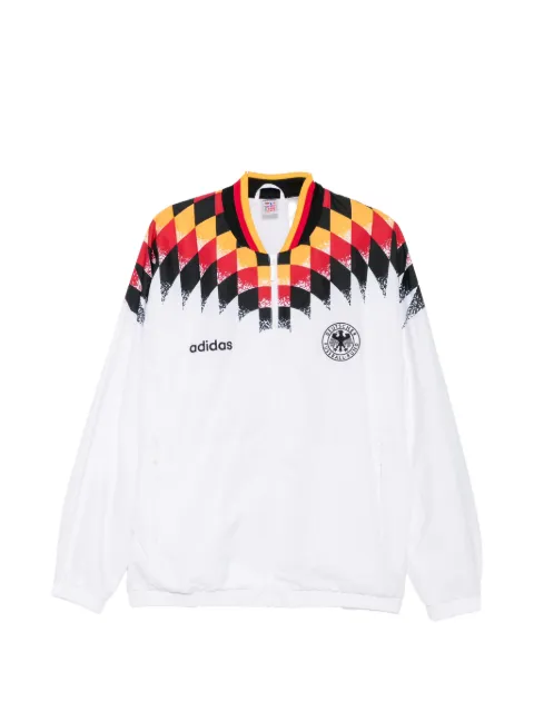 adidas logo-embroidered jacket