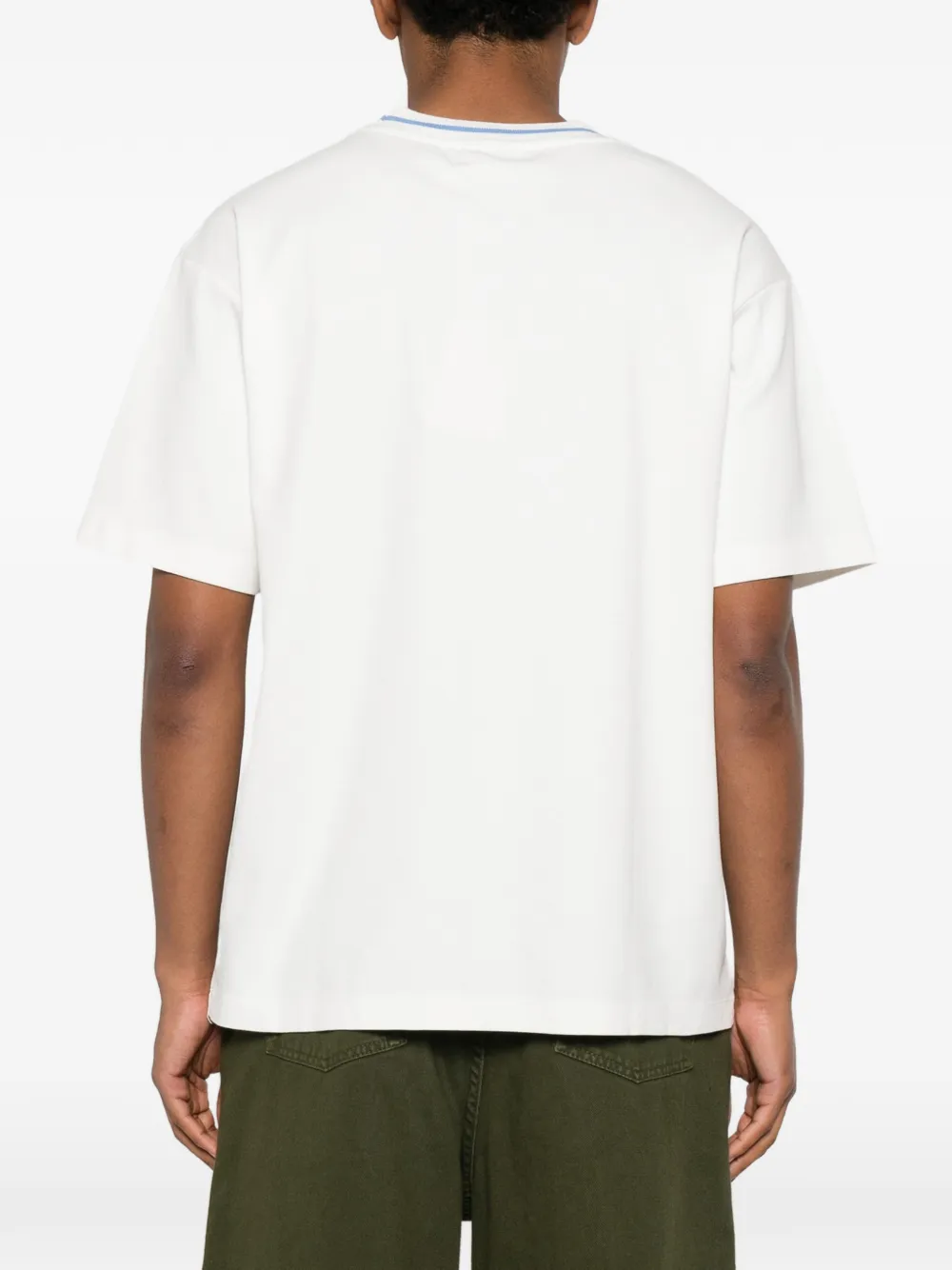 Drôle De Monsieur Katoenen T-shirt Wit