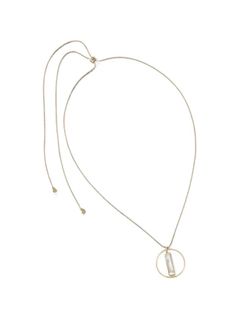DKNY collar con colgante geométrico y apliques de cristal
