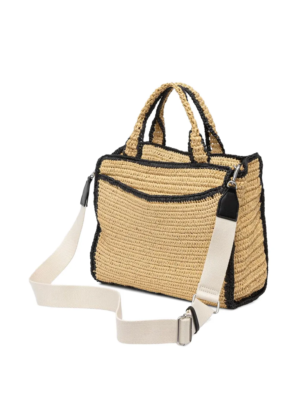 DKNY Shopper met geborduurd logo Beige