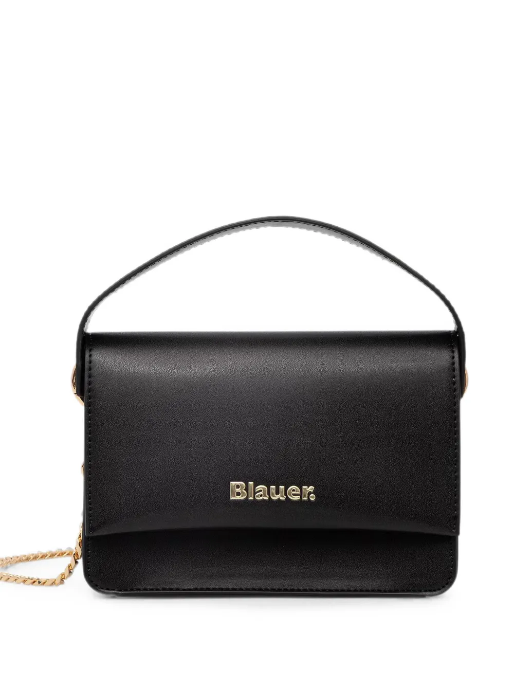 Blauer logo-plaque chain-strap shoulder bag - Nero