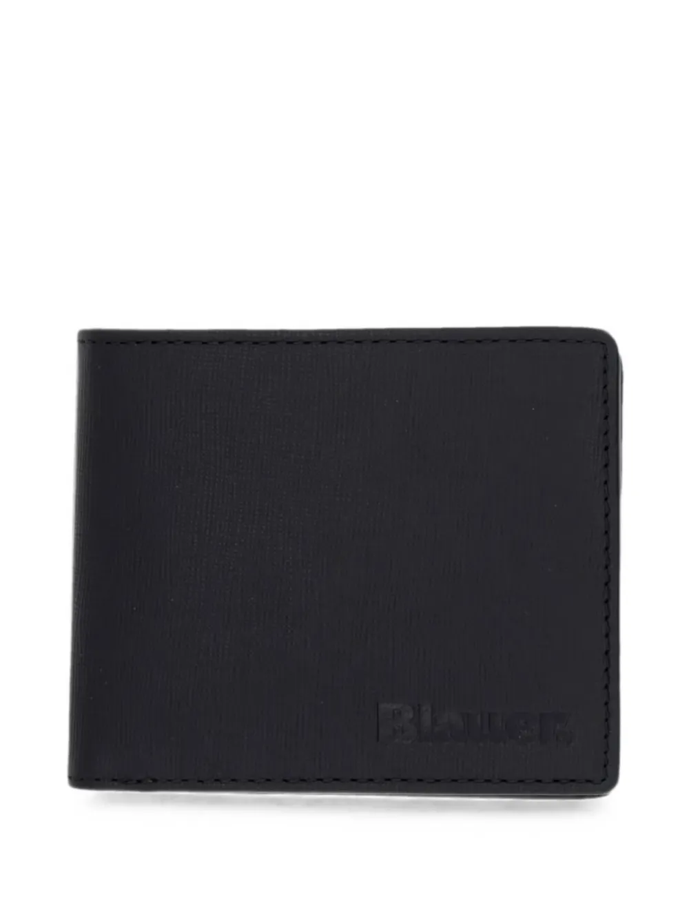 Blauer leather bi-fold wallet - Nero