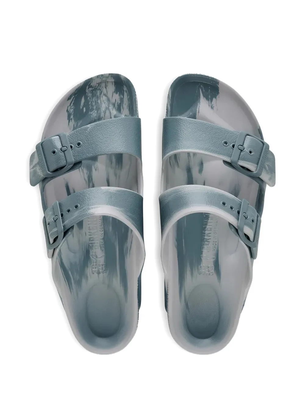 Birkenstock Arizona buckle-fastening slides Wit