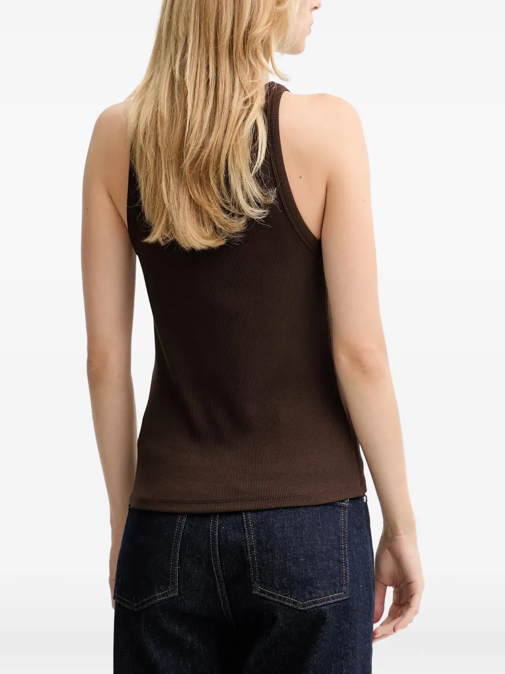 Gestuz Tanktop verfraaid met stras Bruin