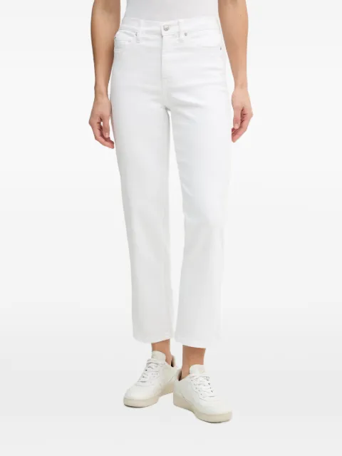 DKNY logo-patch straight-leg jeans