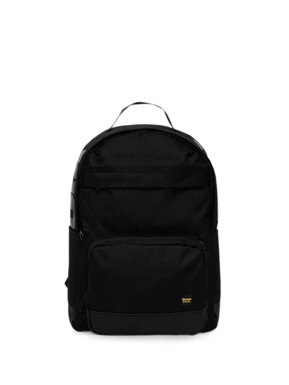 Blauer logo-print zip-fastening backpack - Nero