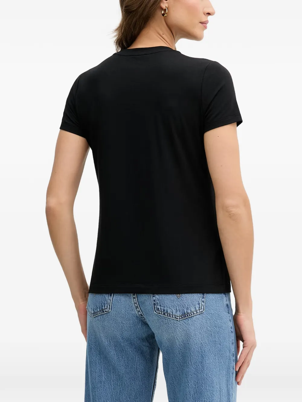 DKNY T-shirt met print Zwart