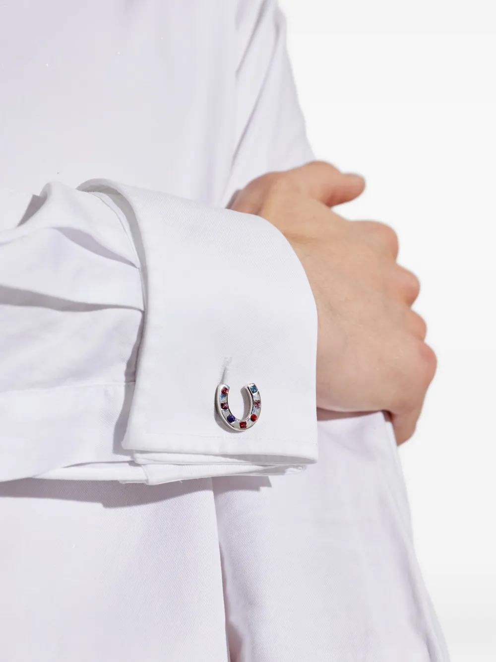 Paul Smith Lucky Horseshoe cufflinks - Silber