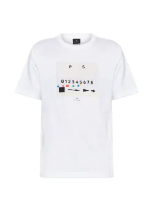 PS Paul Smith graphic-printed T-shirt | White | FARFETCH CA