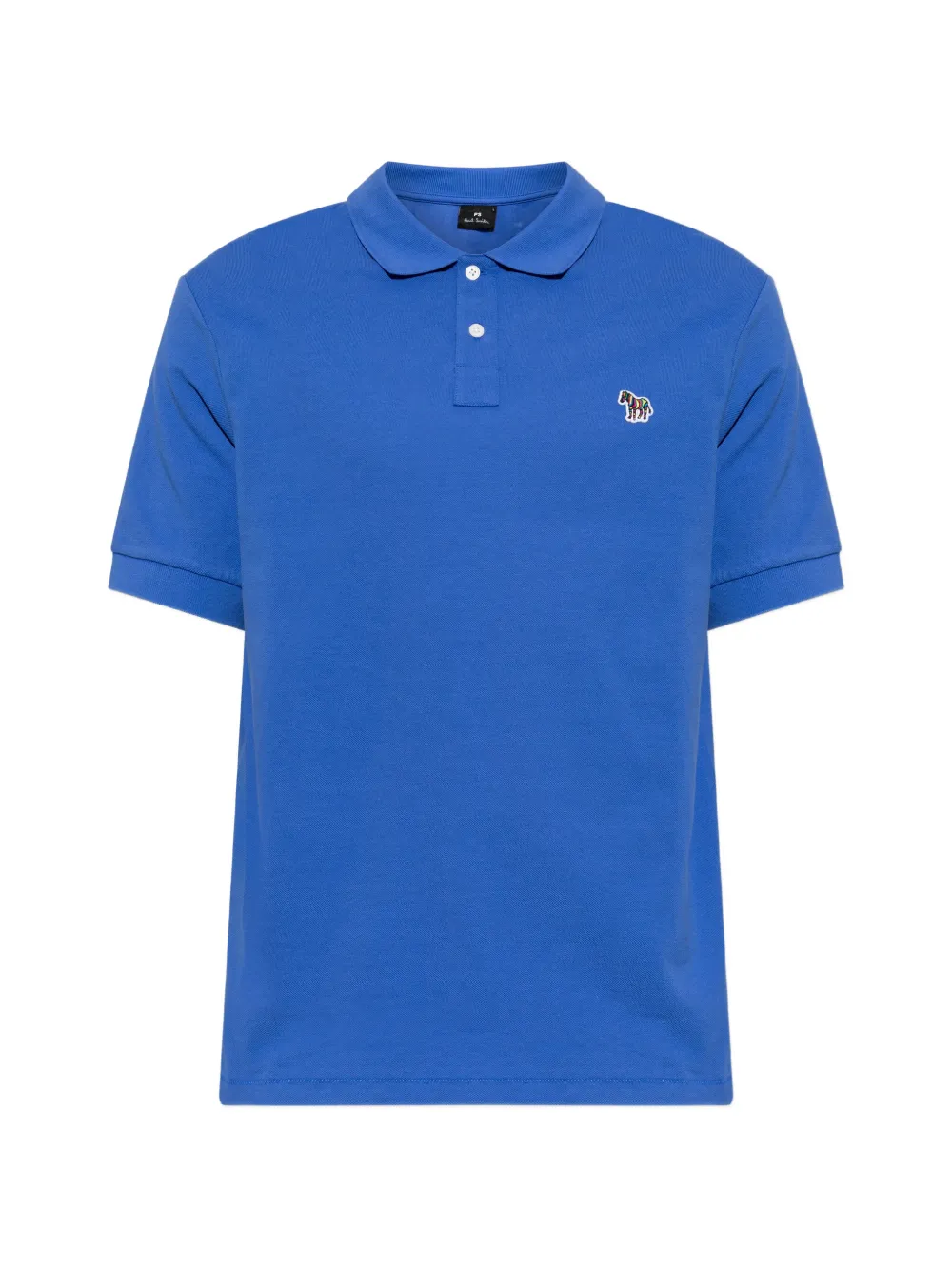 PS Paul Smith Zebra-patch polo shirt - Blu