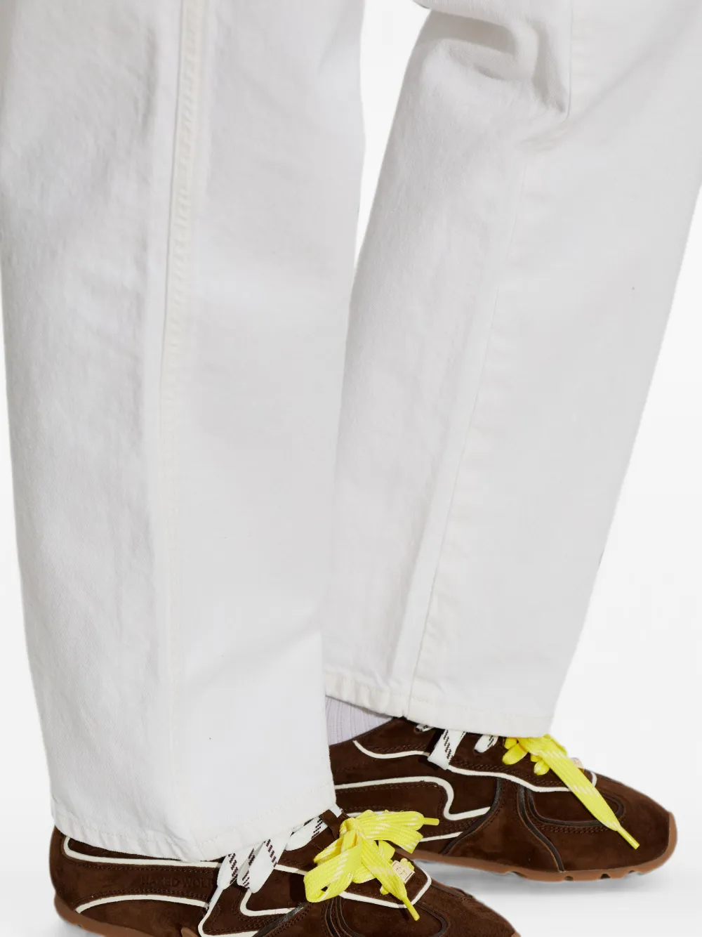 NAKED WOLFE Adored suède sneakers Bruin