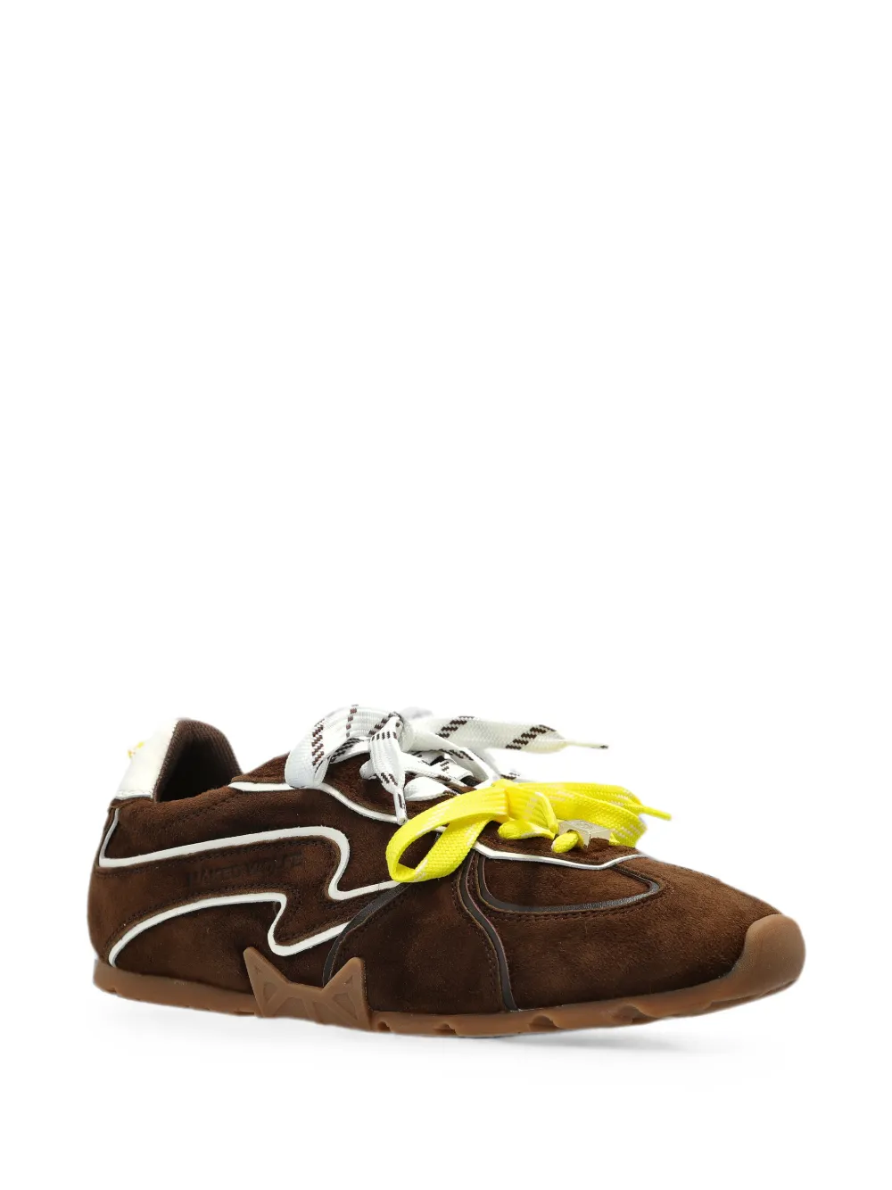 NAKED WOLFE Adored suède sneakers Bruin