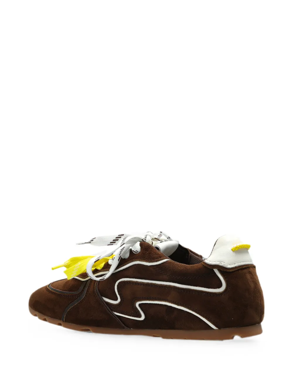 NAKED WOLFE Adored suède sneakers Bruin