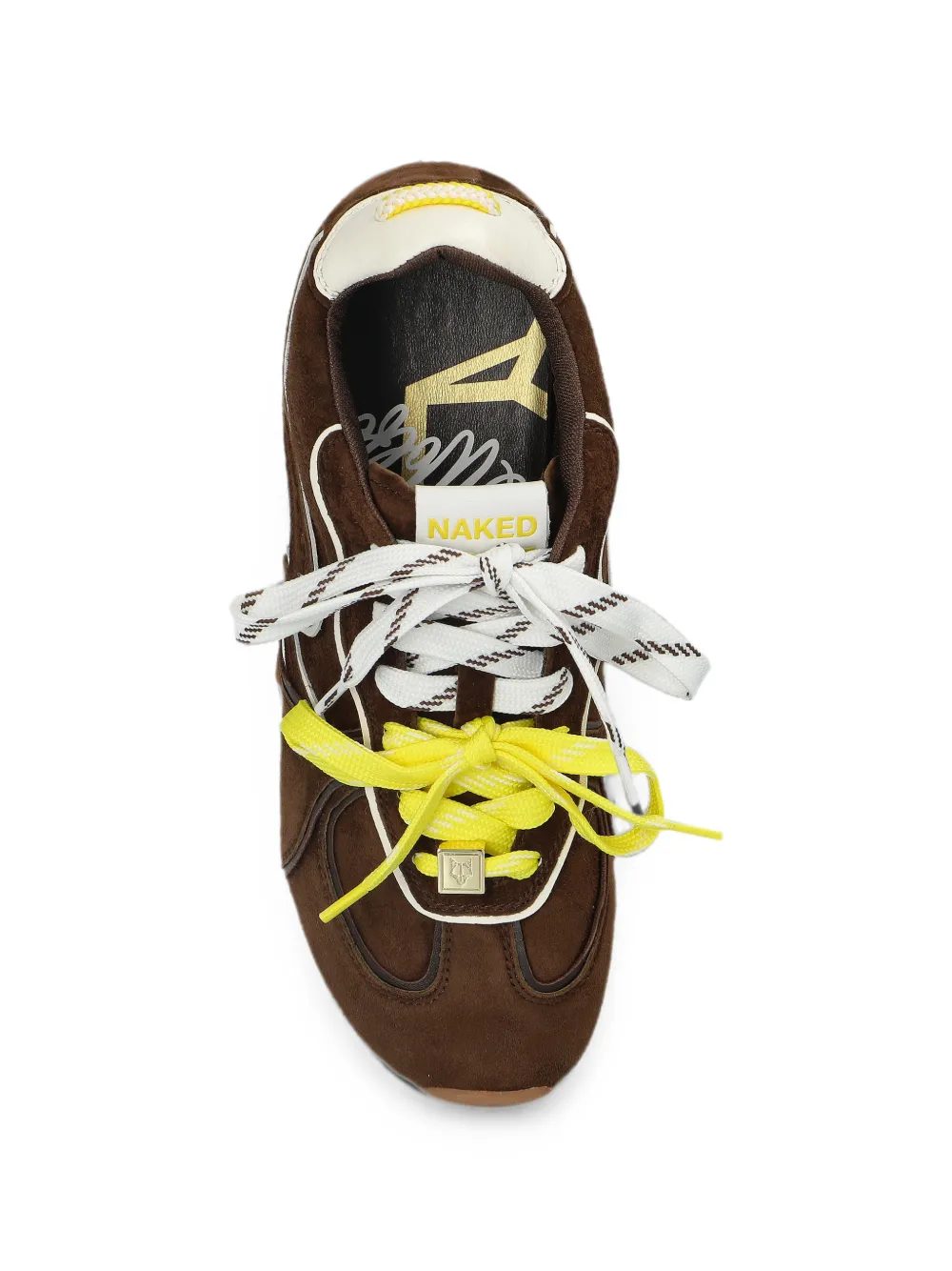NAKED WOLFE Adored suède sneakers Bruin