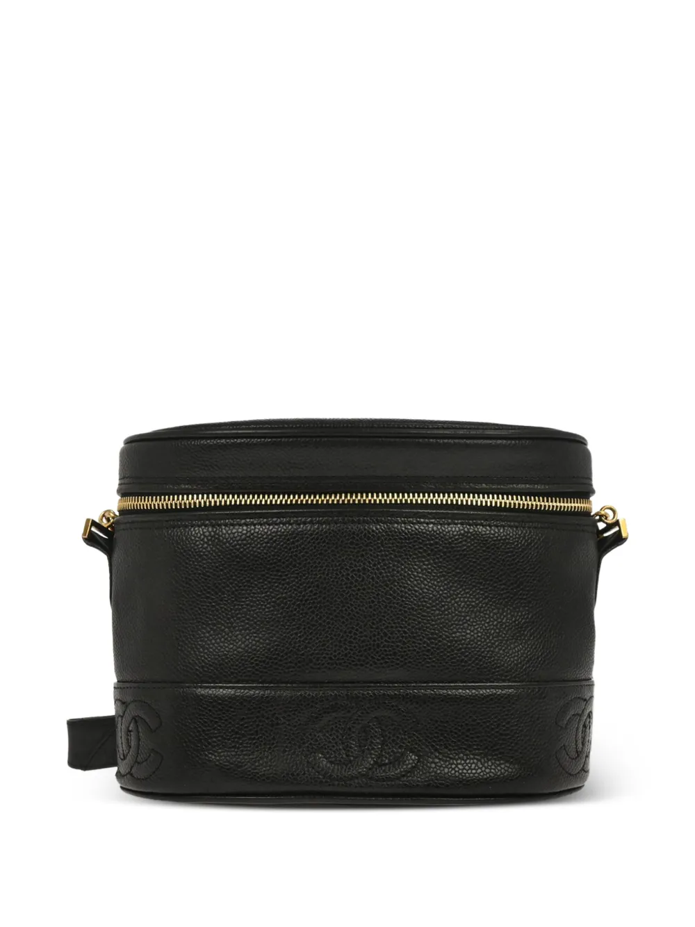 CHANEL Pre-Owned 1997 Triple CC-logo shoulder bag - Black