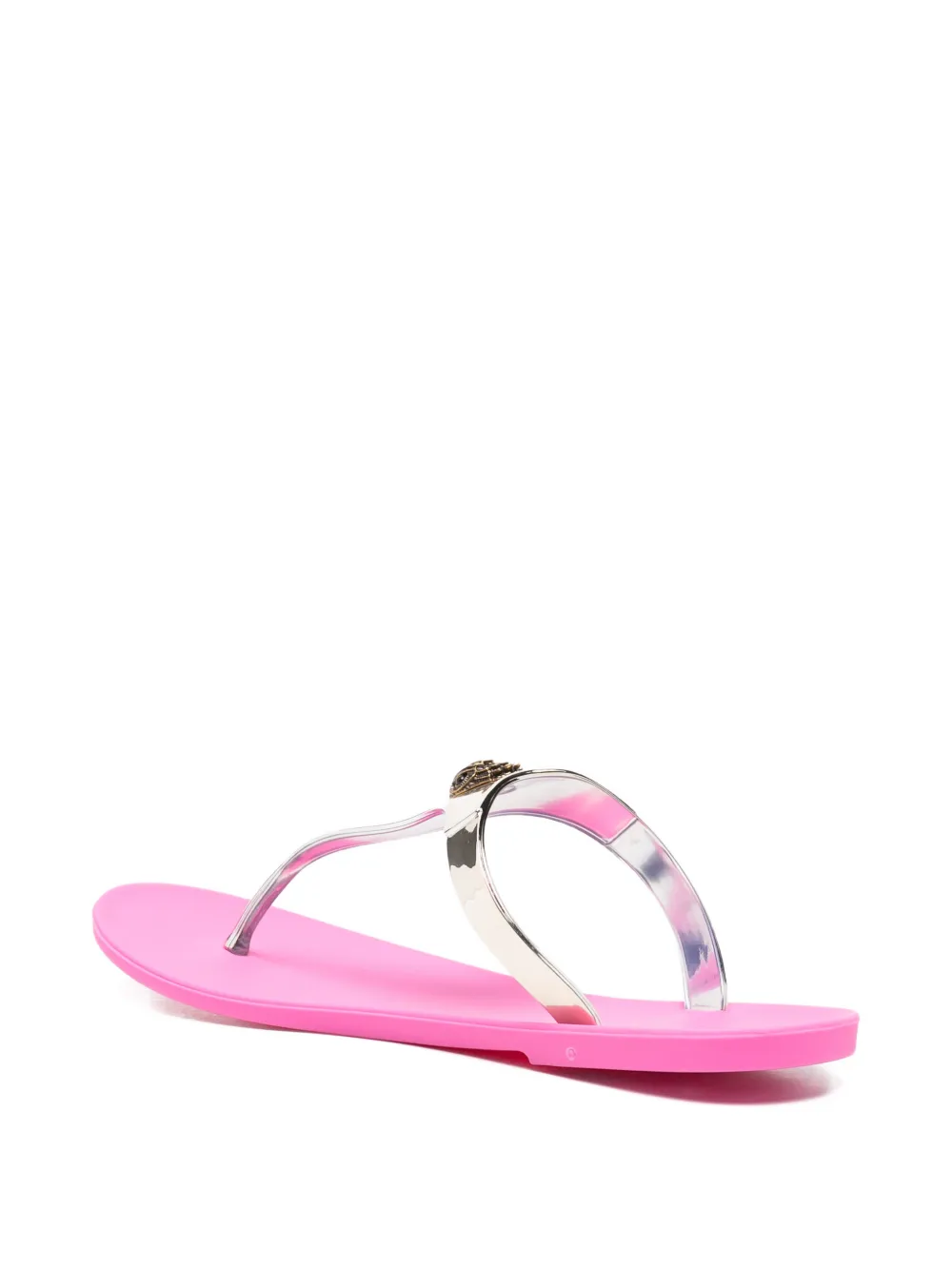 Kurt Geiger London Sandalen met adelaarplakkaat Goud