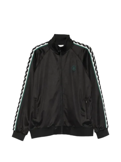 Drôle De Monsieur logo-patch side-stripe jacket