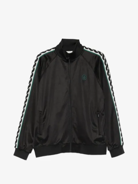 Drôle De Monsieur logo-patch side-stripe jacket