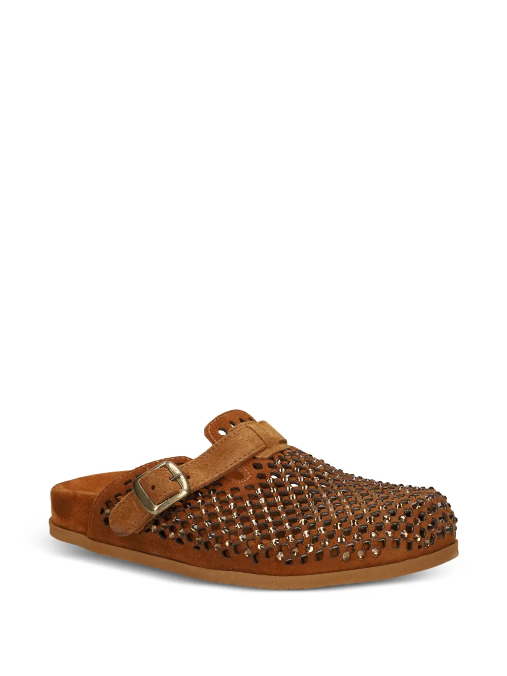 Metisse crystal-embellished mules Bruin