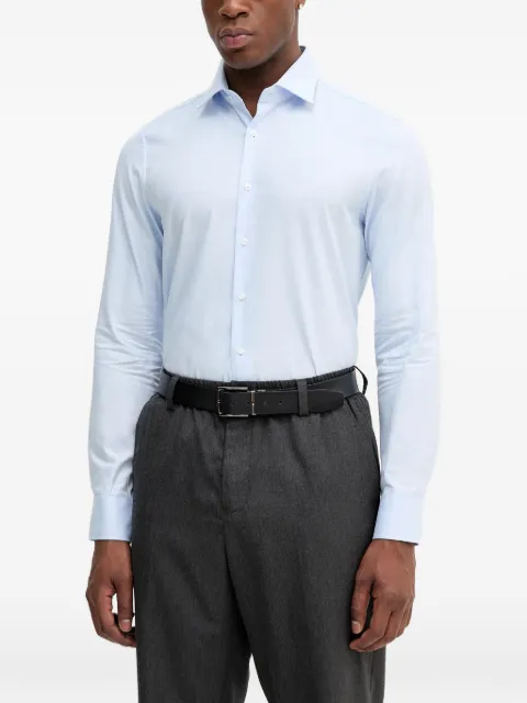 Michael Kors logo-embroidered slim-fit shirt