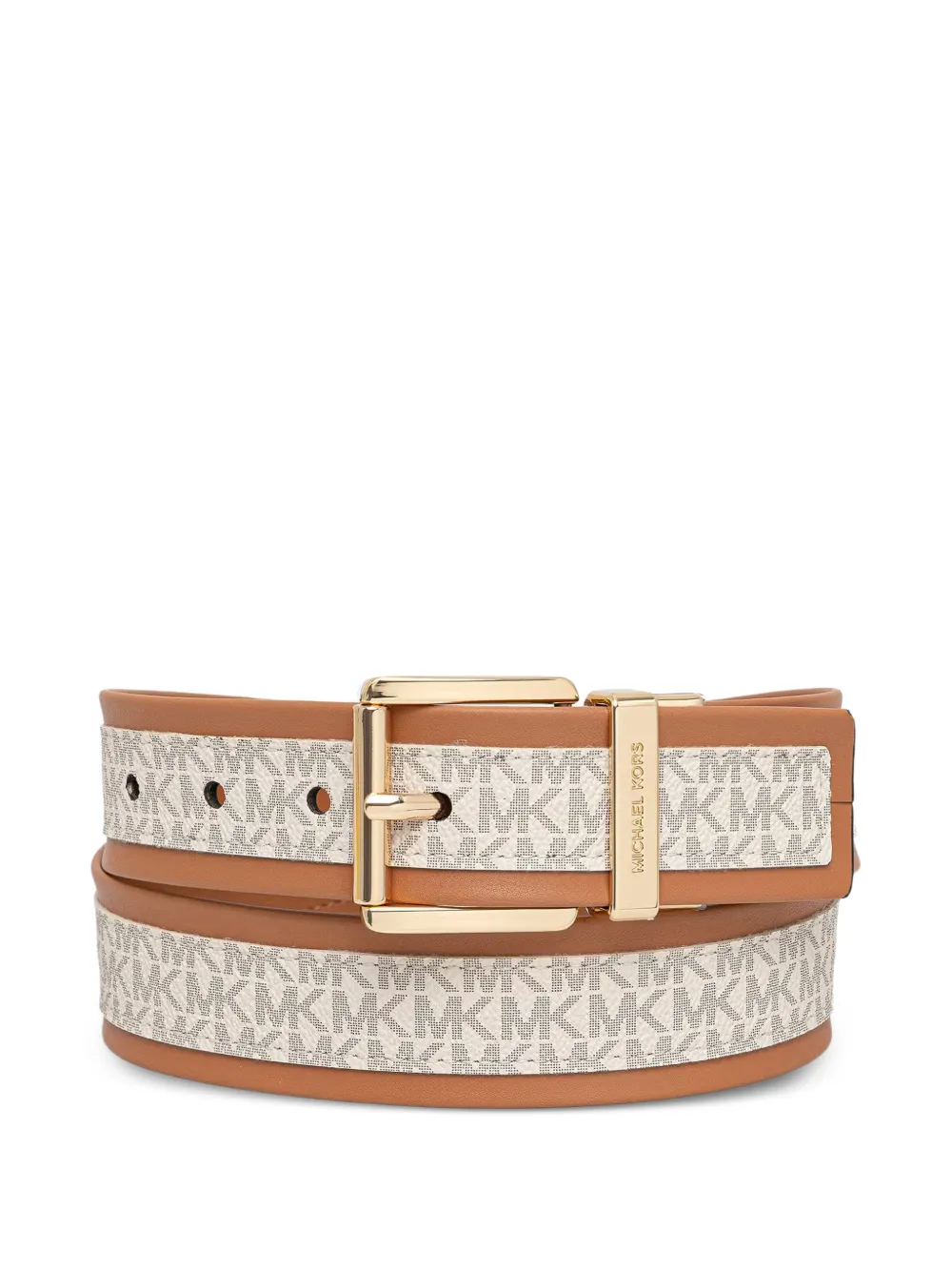Michael Michael Kors logo-monogram reversible belt - Toni neutri