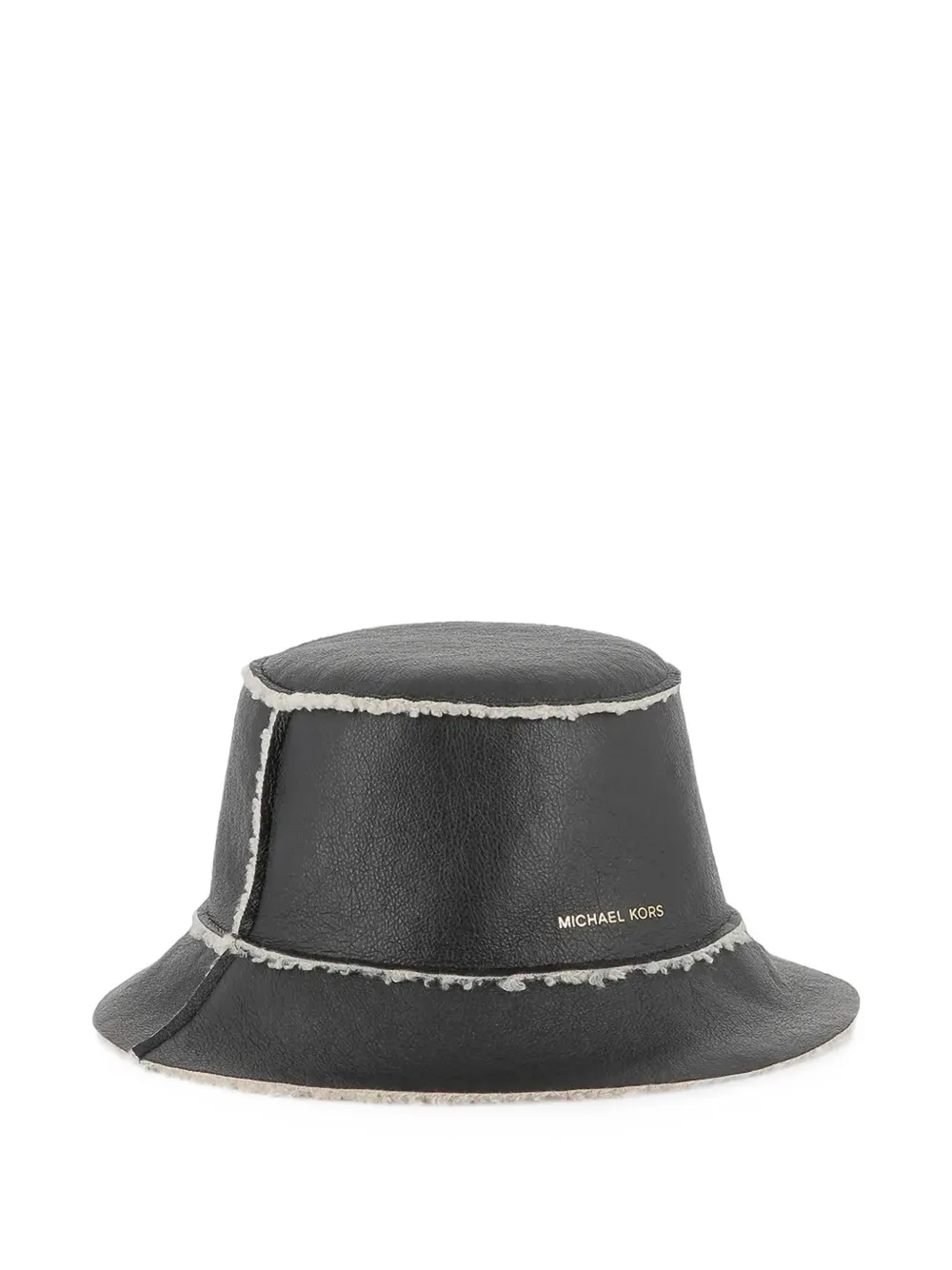 Michael Kors Kids reversible faux-shearling bucket hat - Noir Michael Kors Kids reversible faux-shearling bucket hat - Noir