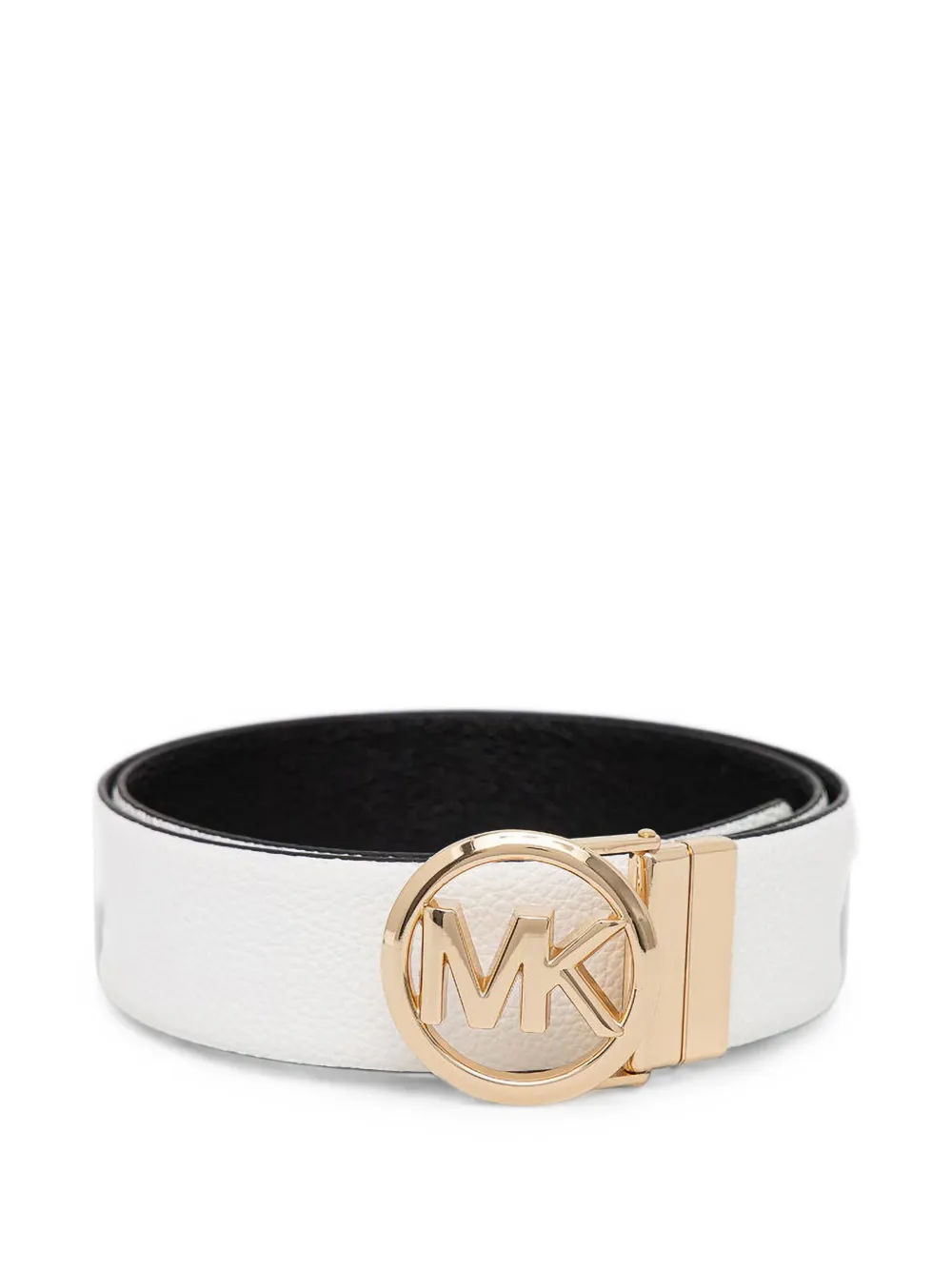 Michael Michael Kors logo-plaque reversible belt - Bianco
