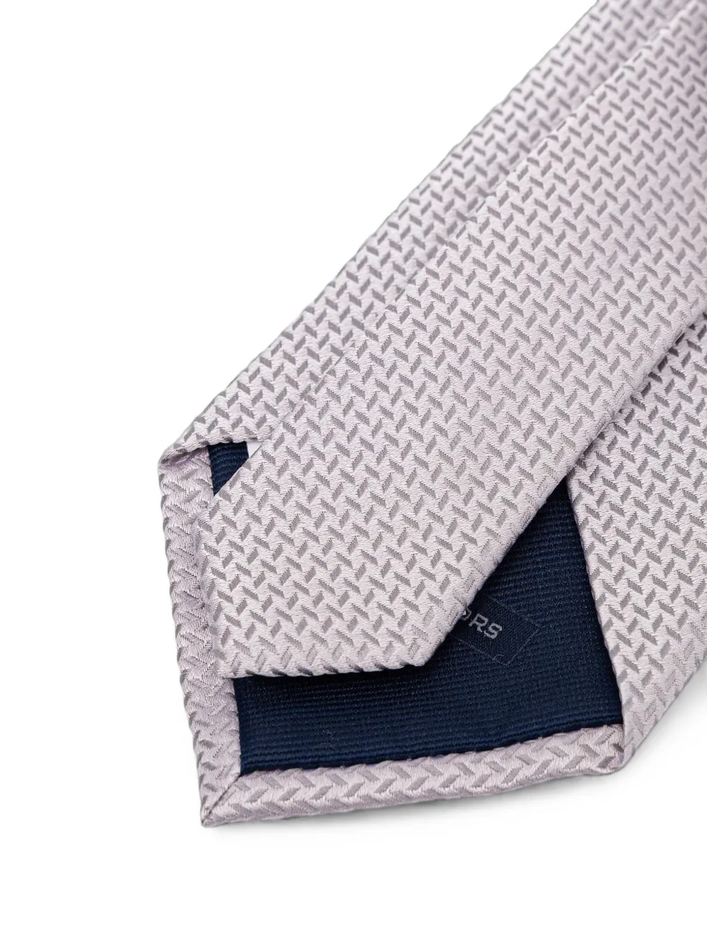 Michael Kors Stropdas met geometrisch patroon Paars