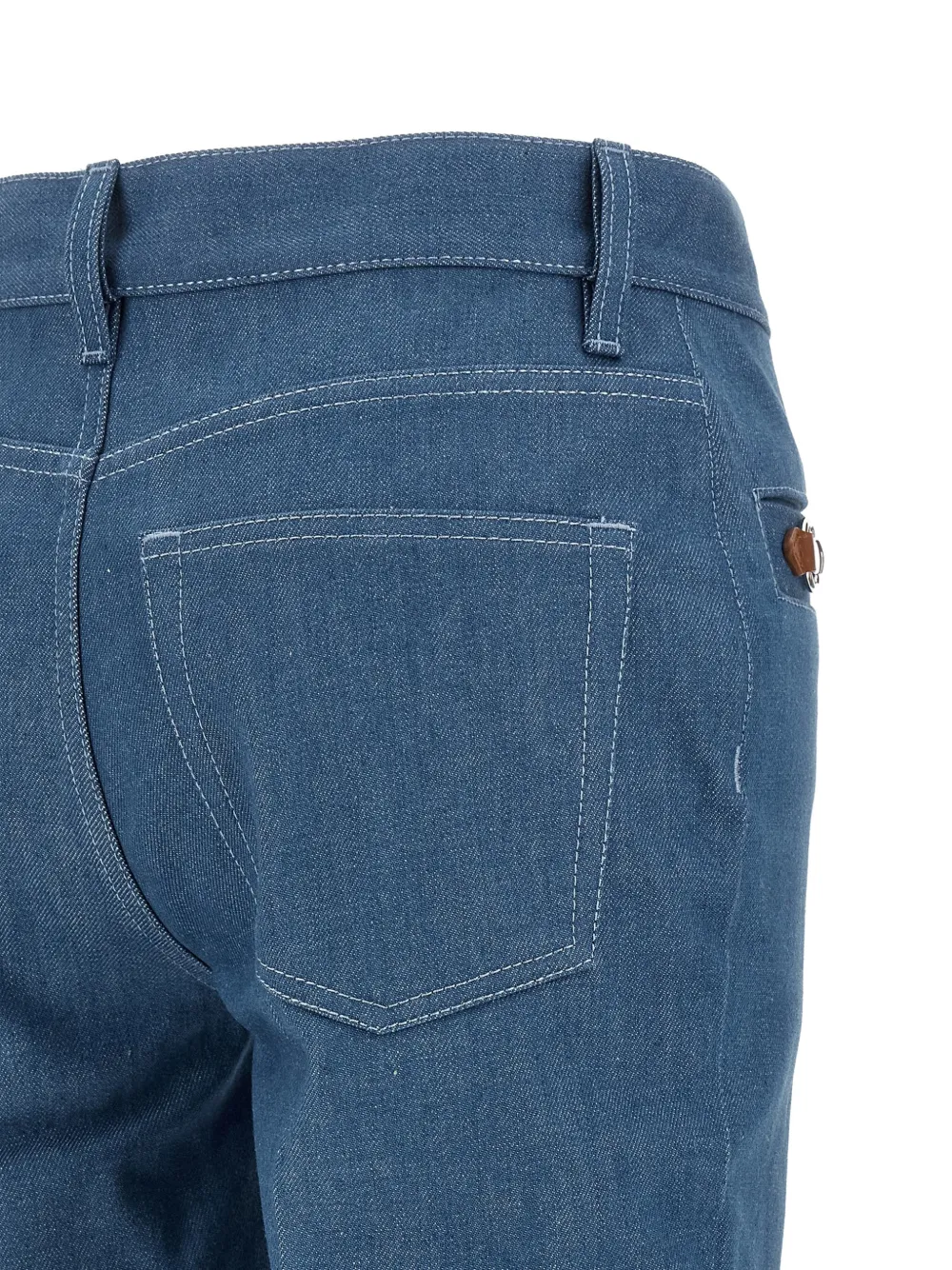 Gucci Jeans met Morsetto-detail Blauw